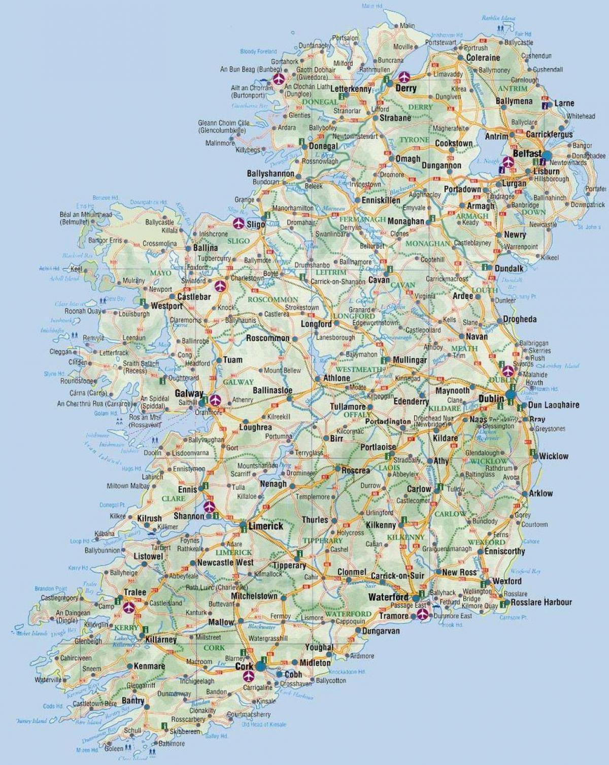 지도의 아일랜드